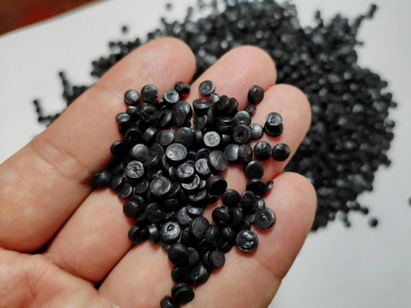 徐州黑色HDPE再生管道颗粒料